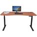 Upper Square™ Height Adjustable Standing Desk Wood/Metal in Red/Black | 59 W x 29 D in | Wayfair 4DCCD84218744100B4EBA00981D5F137