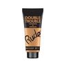 Rude Cosmetics - DOUBLE TROUBLE Foundation + Concealer Fondotinta 30 ml Marrone chiaro unisex