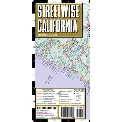 Streetwise California Map - Laminated State Road Map Of California: Folding Pocket Size Travel Map