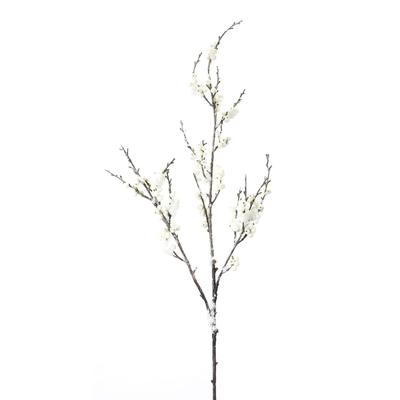 Snowy Berry Branch (Set of 12) 42.5"H Foam - Cream, White