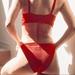 Free People Intimates & Sleepwear | Fp Tameeka Lace High Waist Undies Berry Electric | Color: Red | Size: Various