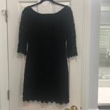 Lilly Pulitzer Dresses | Lilly Pulitzer Black Daisy Lace Dress Sz 4 | Color: Black | Size: 4