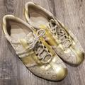 Coach Shoes | Gold Coach Tennis Shoes Size 8 | Color: Gold | Size: 8