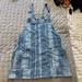 Free People Dresses | Free People Denim Overall Dress | Color: Blue | Size: L