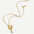 J. Crew Jewelry | J Crew Loopy Hoop Fresh Wht Pearl Chain Necklace | Color: Gold/White | Size: Os