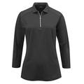 Callaway Women's 3/4 Sleeve Jersey Polo Shirt, Black (Negro 002), XX-Large