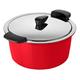 KUHN RIKON Hotpan Serving Casserole Pot, 2 Litre/18 cm, Red