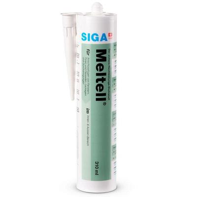 Meltell 310 white Hochleistungs-Dichtstoff 310 ml Kartusche Innen Außen - Siga Image