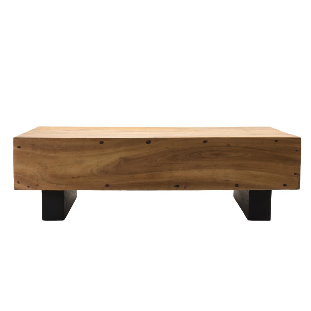 Table basse poutres bois Suar L120