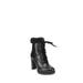 DKNY Darcy Lace Up Booties Black