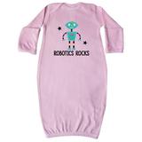 Inktastic Robotics Rocks Funny Robot Newborn Layette Unisex