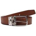 Coach Signature Harness Sebastian Men's Embossed Leather Belt Brand New