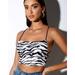 Women's Summer Sexy Backless Bandage Cami Strap Top Sleeveless Streetwear Top