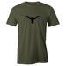Grab A Smile Texas Longhorn Adult Short Sleeve 100% Cotton T-Shirt