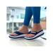 LUXUR Women Rhinestone Slip On Slippers Beach Sandals Flip Flops Platform Casual Shoes