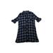 BLL nyc Womens Size 2X-Large Belted Soft Rayon Shirt Dress, Blue Plaid