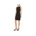 Theory Womens Scoop Neck Cocktail Mini Dress