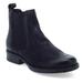 Miz Mooz Womens Classic Chelsea Black Leather Ankle Boots