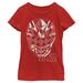 Girl's Power Rangers Geometric Ranger Helmet Graphic Tee