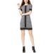 Michael Kors Womens Stingray Border Shift Dress