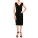 Lauren Ralph Lauren Womens Velvet Lace Sheath Dress