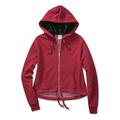 Victoria's Secret Pink Faux Fur Lined Hood Full Zip Color Maroon Size XSmall NEW