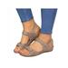 Snug Womens Ankle Strap Open-toe Sandal Ladies Summer Evening Beach Shoes