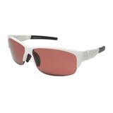 New Rodenstock Proact R3275 Mens/Womens Sport Half-Rim 100% UVA & UVB White / Black Interchangeable Lenses Sports Durable Frame Dynamic Red / Orange Lenses 67-6-125 Sunglasses/Eyewear