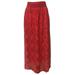 Retro Slim Fit Skirt For Women High Waist Stretchy Double Lace Layer Chiffon Maxi Long Skirt Summer Boho Wrap Long Beach Holiday Maxi Skirt Dress Off White L