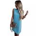 New Women's Backless Elegant Dresses Solid Color Crewneck Sleeveless Vest Professional Office Dresses