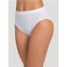 Jockey Women's Elance Breathe French Cut Brief - 3 Pack, White, 6