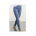 FREE PEOPLE Womens Blue Pocketed Skinny Jeans Size 27 Waist