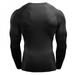 SweetCandy Spring Autumn Men's Sports Stretch Quick-drying Long-sleeved Compression Tight Fitness Running Muscle T-Shirts