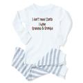 CafePress - I Dont Need Santa I Have Grandma Grandpa Infant Bo - Toddler Long Sleeve Pajama set