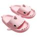 Gadgetvlot Children Sandals Shoes For Kids Toddler Baby Outdoor Children's Slippers EVA Stereo Shark Yellow Non-slip Soft Bottom
