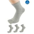 Men's Toe Socks 5 Finger Toe Flip Flop Socks Cotton 3 Pairs Casual Tabi Style Stylish Fun Premium Cotton Socks (3 Pack)