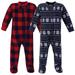 Hudson Baby Boy or Girl Unisex Fleece Sleep 'N Play, 2-Pack