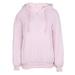 Women Plus Size Casual Knit Parka Hoodie Long Sleeve Knitted Sweaters Top Blouse, Women Solid Color Hat Collar Long Sleeve Zipper Casual Velvet Plush Keep Warm Sweater Loose Tops Pink XXXL