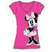 [P] Disney Womens' Classic Minnie Mouse Standing Pajama T Shirt Top - Pink (LG)