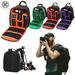 Luxtrada Waterproof Deluxe Camera/Video Padded Backpack for SLR / DSLR Cameras Photographer (Orange)