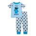 Sesame Street Baby Boy Cookie Monster 2 Piece Cotton Sleeper