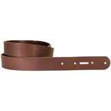 Stonestreet Leather 1-1/2" Burgundy Belt Strap, Buffalo Leather Belt Replacement 50-60 Length, 8-10 oz Thick West Tan Buffalo Leather Belt Blank, Pre-Punched Holes and Turn Back
