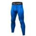 Quick Dry Trousers for Men Compression Cool Dry Sports Tights Pants Base layer Running Leggings Yoga Rashguard Men's Blue M