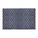 Beehive Modern Collection Area Rug by Home Weavers Inc in Blue (Size 96" X 120")