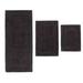 Classy Bathmat 3 Piece Bath Rug Collection by Home Weavers Inc in Grey