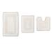 Casual Elegence 3 Piece Bath Rug Collection by Home Weavers Inc in Ivory