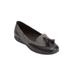 Women's The Aster Slip On Flat by Comfortview in Black Herringbone (Size 8 M)