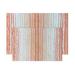 Gradiation 2 Piece Set Bath Rug Collection by Home Weavers Inc in Coral