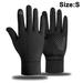 Winter Gloves,Touch Screen Running Thermal Driving Warm Gloves Black S