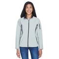 The Ash City - North End Ladies' Three-Layer Fleece Bonded Performance Soft Shell Jacket - OPAL BLUE 826 - L